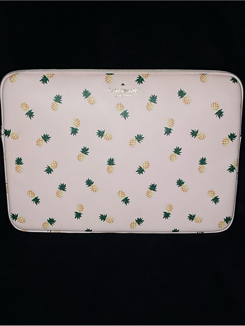 kate spade Pink Pineapple Print Laptop Sleeve